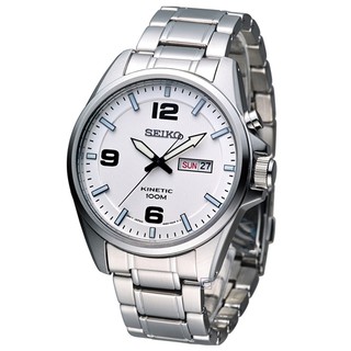 SEIKO นาฬิกาข้อมือผู้ชาย สายแตนเลส สีเงิน รุ่น SMY135P1