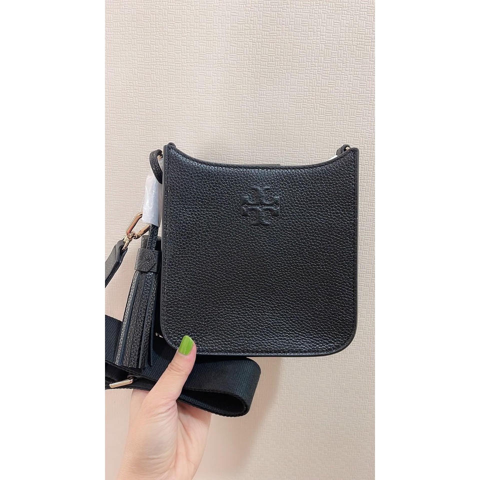 Tory Burch Thea Mini Web Shoulder Bag ⚜️ กระเป๋าสะพาย หรือ กระเป๋าครอสบอดี้ สามารถถอดสายได้