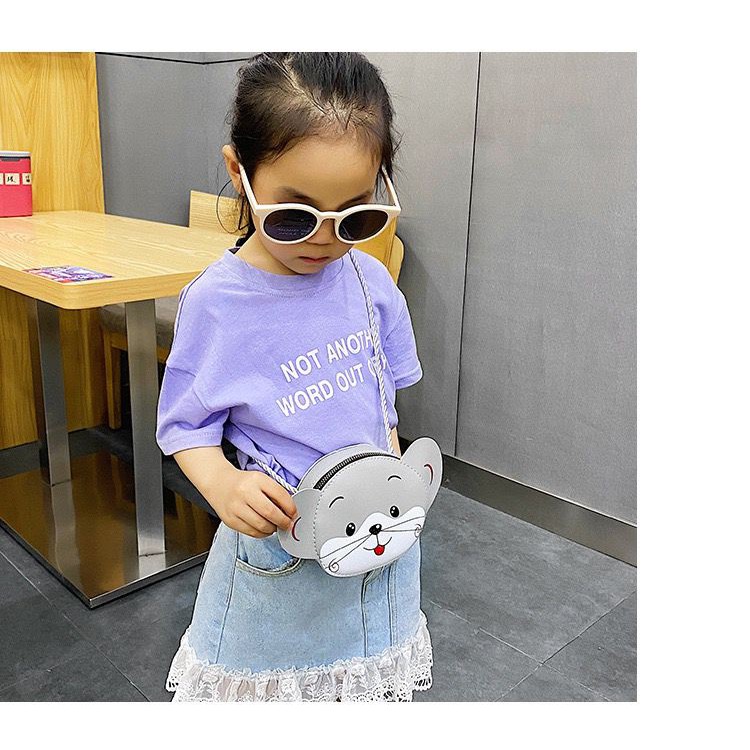 shiny girl: กระเป๋าเด็กสะพายข้างPU- JJ1102