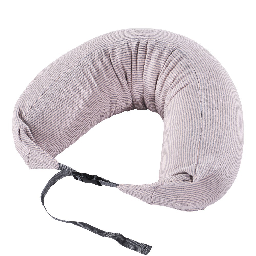 MUJI - (Microbead) หมอนรองคอ สีชมพู MUJI U Shape หมอนรอง สำหรับเดิน Pashui Microparticle