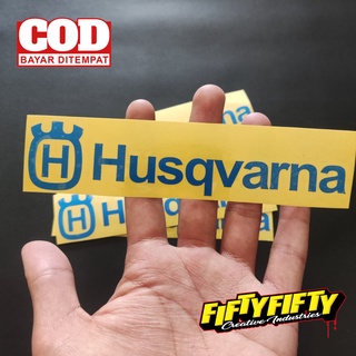 Husqvarna สติกเกอร์ตัดหมวกกันน็อค สําหรับรถจักรยานยนต์ รถยนต์