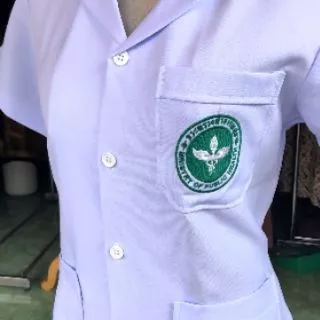 เสื้อกาวน์ปักสาธารณสุข พร้อมส่ง ปักชื่อจัดส่ง1-2วันค่ะ