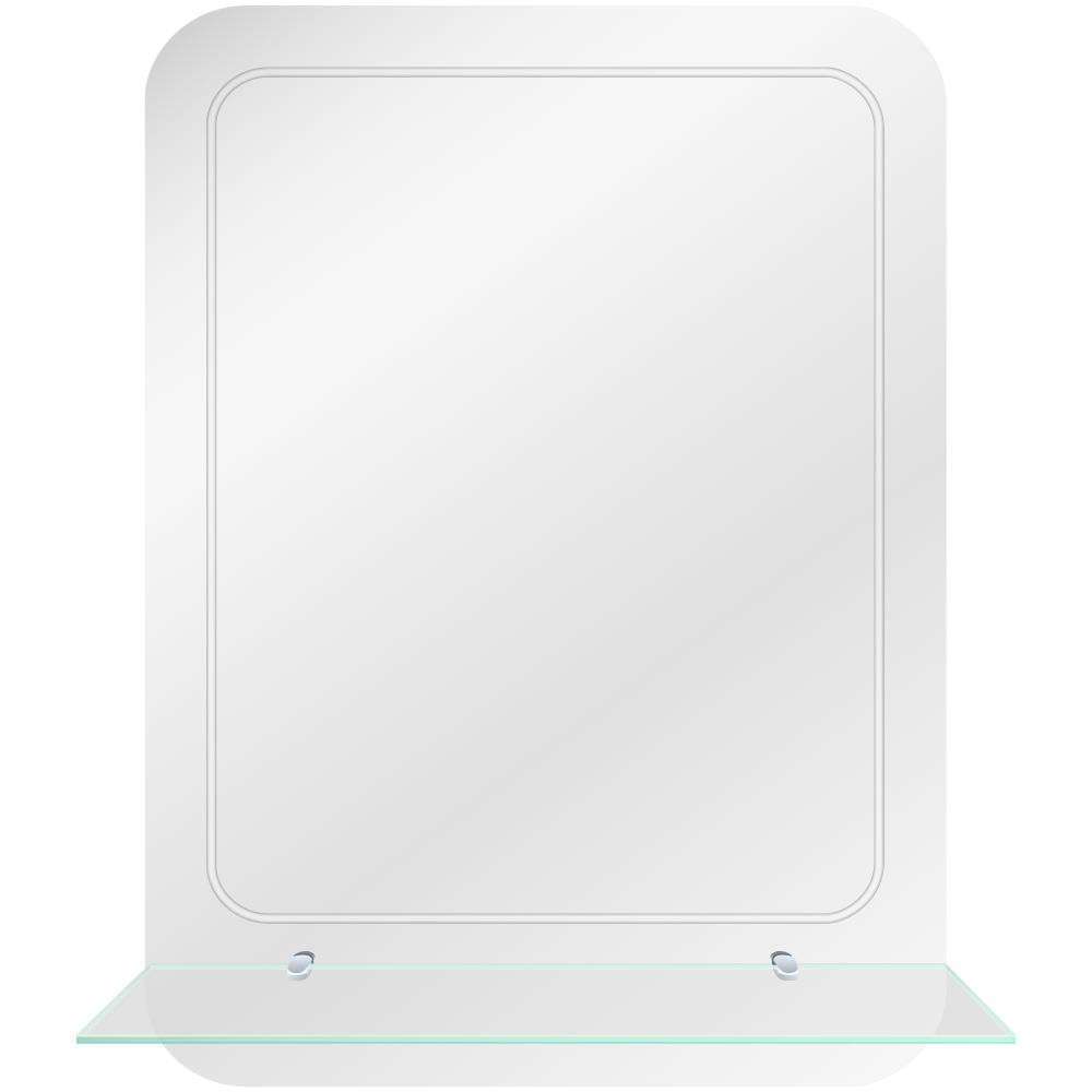 กระจกชั้นวางไร้ขอบ MOYA VM-Z114 60X80 ซม. กระจก Silver Mirror คุณภาพ มีความโปร่งแสงสูง ผิวเรียบสนิท และเงางาม