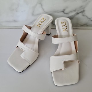 ซินสตูดิโอ : ZYNSTUDIO CLEAR SKY HEELS WHITE