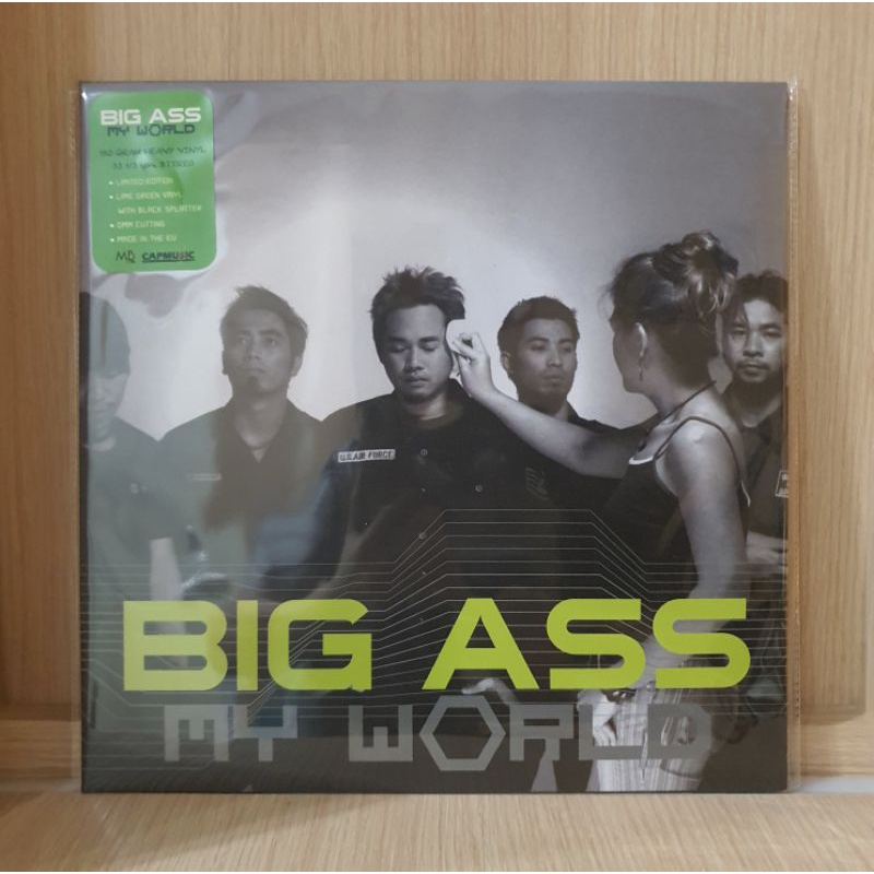 *รับโค้ดเงินคืน*แผ่นเสียง Big Ass - My world LP Vinyl แผ่นสีเขียวสาดดำ Limited