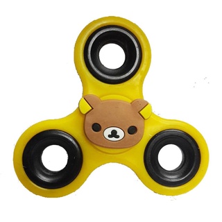 ฟิดเจ็ท สปินเนอร์ หมี รีลัคคูมะ สีเหลือง Yellow Rilakkuma Bear Fidget Spinner