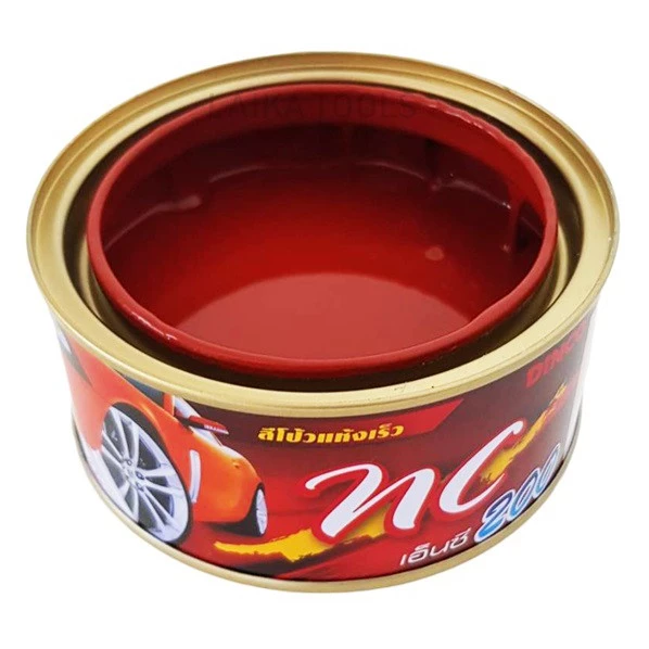 DINCO NC200 สีโป้วรถยนต์ สีโป้วรถ สีโป้ว แห้งเร็ว ไม่ต้องใช้น้ำยาเร่ง ขนาด 250 กรัม [สีแดง / สีเทา] ดิงโก้ สีโป๊ว thumbnail 5