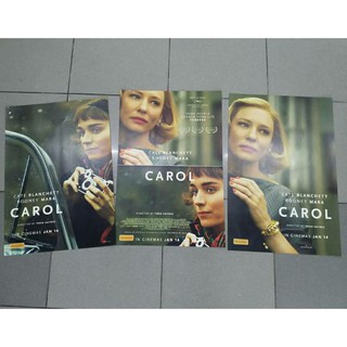 โปสเตอร์หนัง CAROL set 3 ใบ