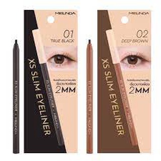 Meilinda XS Slim Eyeliner 0.13g. เมลินดา เอ็กซ์เอส สลิม อายไลน์เนอร์ หัวดินสอ ขนาด 2mm.