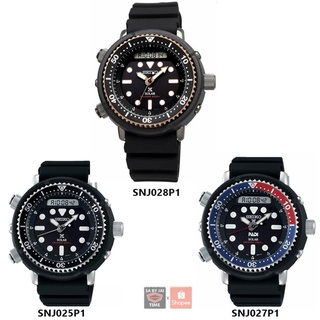 SEIKO ARNIE 2 ระบบ PROSPEX SNJ033P SNJ025 PADI DIVE WATCH WITH SOLAR MOVEMENT SNJ027 SNJ025 ขนาด 47.5 มม ศูนย์ไทย 1 ปี
