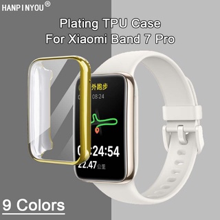 เคสนาฬิกาข้อมือซิลิโคน TPU แบบนิ่ม สีสันสดใส สําหรับ Xiaomi Band 7 Pro