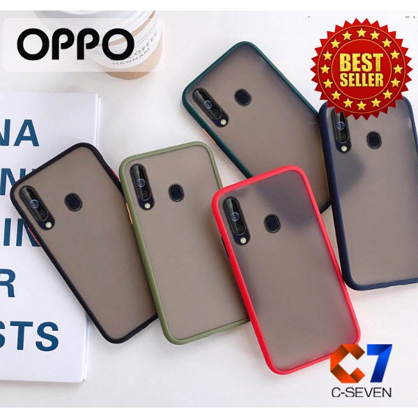 My Choice [ขายดี] เคสขอบสี เคส OPPO F11 F11 Pro Reno 2F F9/A7 A5s A9 2020 A5 2020 Vivo Y11 Y12 Y17