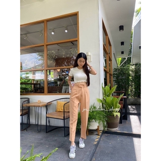 กางเกงขากระบอกเล็ก งานสวยมาก ผ้าเป้เป้