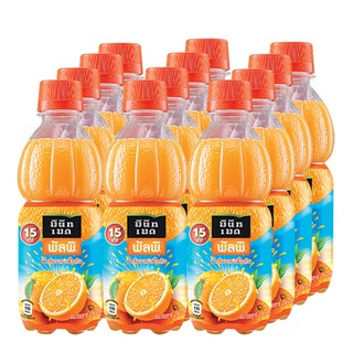 มินิทเมด น้ำส้ม 290 มล. แพ็ค 12 ขวด Mini Med Orange Juice 290 ml. Pack of 12 bottles.