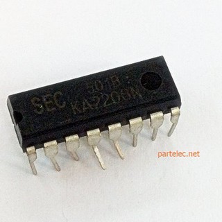 KA2206 IC-Dual AF PO 2.3 W: Bridge (BTL) 4.7 W: VCC= 9 V: RL= 8 ohm