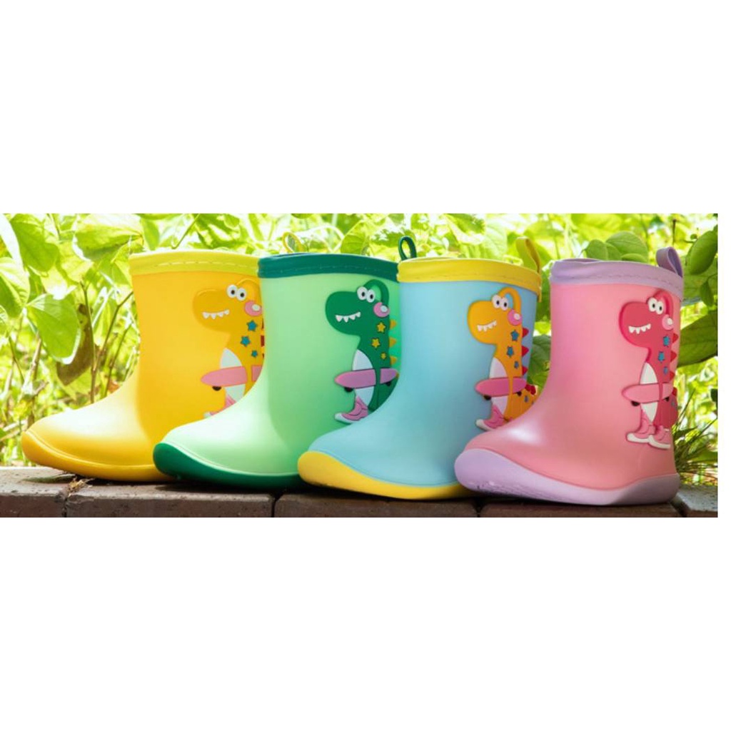 รองเท้าบูทยางเด็ก. Children Rain Boots บูทยางกันฝนเด็ก บูทกันฝนเด็ก นิ่ม เบา คุณภาพดี (14-21 cm.)