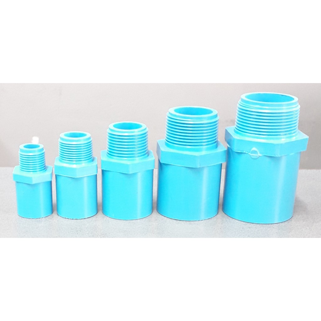 YOJI ONLINE ข้อต่อตรงเกลียวนอก PVC ตราช้าง
