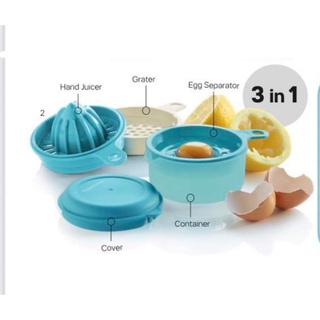 3in1 ชุดคั้น บด แยกไข่จาก Tupperware รุ่น Cooks Maid (1) 180ml