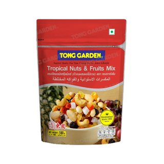 Tonggarden ถั่วอบผสมผลไม้รวม 180 กรัม (ซิป)