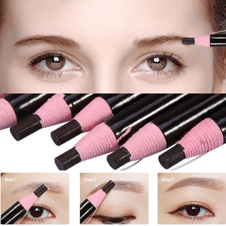 Eyebrow Pencil 12 ชิ้น / เซต ที่เขียนคิ้ว ดินสอสักคิ้ว Definer กันน้ํา ตา คิ้ว ปากกา ความงาม เครื่องสําอาง