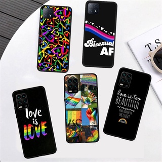 Ae44 เคสโทรศัพท์มือถือ ลายหัวใจ LGBT สีรุ้ง สําหรับ OPPO Reno 5 5F 5K Find X3 F1 R9 R9S Pro Lite Plus