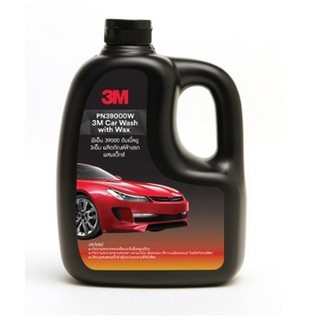 3M แชมพูล้างรถ สูตรผสมแวกซ์ ทั้งล้างและเคลือบเงา1000ML