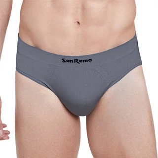 [ คุ้ม 4 ตัว ] Sanremo Brief แซนรีโม กางเกงในชาย กางเกงในผู้ชาย นุ่ม กระชับ ยืดหยุ่นคืนตัวดีมาก ใส่สบาย NIS-SRMSL3 (4 P)