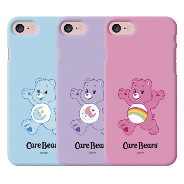 CareBears Simple hard slim / bumper armor phone Case compatible for S22 ultra plus S21 iPhone 13 12 
