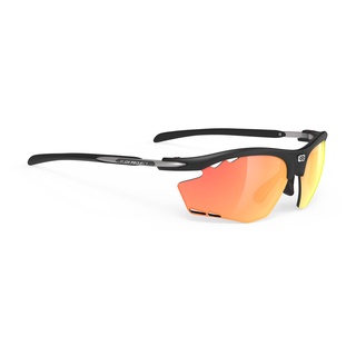 Rudy Project รุ่น Rydon New Running Black Matte / Multilaser Orange แว่นกันแดดวิ่งติดคลิปสายตาได้