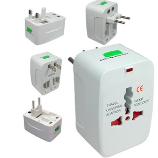 ปลั๊กแปลงรอบโลก Universal Travel Adapter เสียบชาร์จมือถือและอื่นๆ