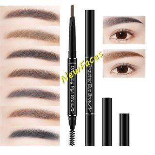 ดินสอเขียนคิ้ว Lameila drawing eye brow แบบสองหัว กันน้ำ ติดทนนาน เส้นสวย เขียนง่าย