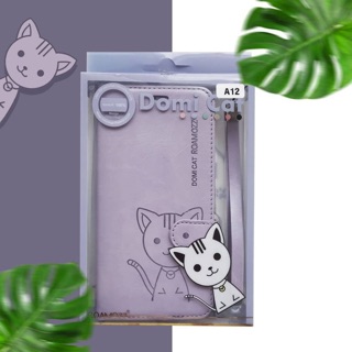 Domicat เคสฝาพับ รุ่น i6/6plus/i7/7plus/8plusมีสายคล้องมือสีเดียวกับเคส เคสหนัง