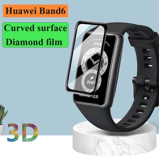 ฟิล์มกระจกนิรภัยกันรอยหน้าจอ 3D สําหรับ Huawei Honor Band 6 Huawei Band6