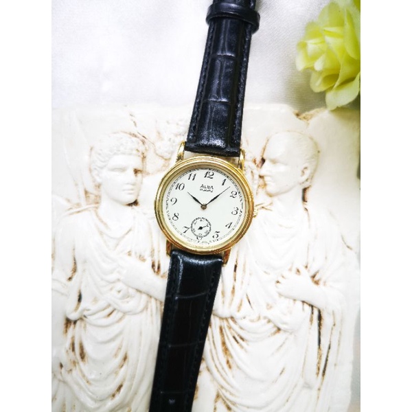 นาฬิกา​ข้อมือ​ Alba ​Vintage​ 1980s​ มือสอง แท้ 100% นำเข้าจากประเทศญี่ปุ่น สินค้าคัดเกรดพรีเมี่ยม มีของพร้อมส่ง