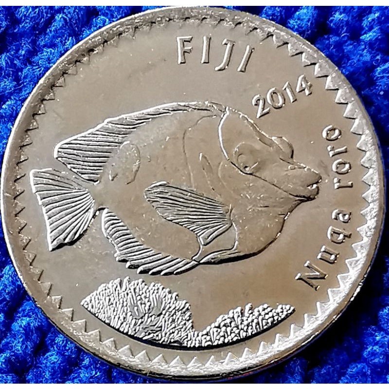 เหรียญ​ต่างประเทศ​ ฟิจิ​ Fiji, 5 Cents,ไม่​ผ่าน​ใช้​ UNC, #​3726