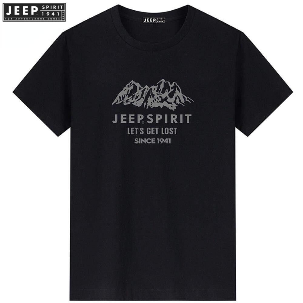 JEEP SPIRIT 1941 ESTD ใหม่ เสื้อยืดลําลอง ผ้าฝ้าย แขนสั้น คอกลม แฟชั่นฤดูร้อน สําหรับผู้ชาย – โปรปัง
