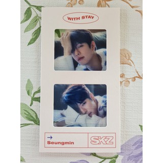 [พร้อมส่ง] ที่คั่นหนังสือ ซึงมิน Seungmin Stray Kids 2021 Seasons Greetings Bookmark