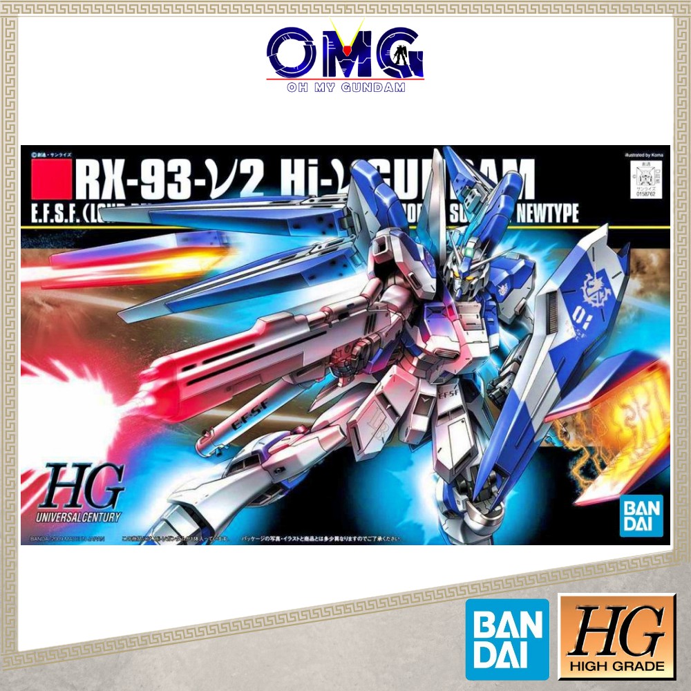 Bandai HGUC RX-93-V2 Hi-V Gundam 59570 HG Hi-V Gundam HGUC RX93 V2 Hi V Hi Nu Gundam RX 93 Hi Nu RX-