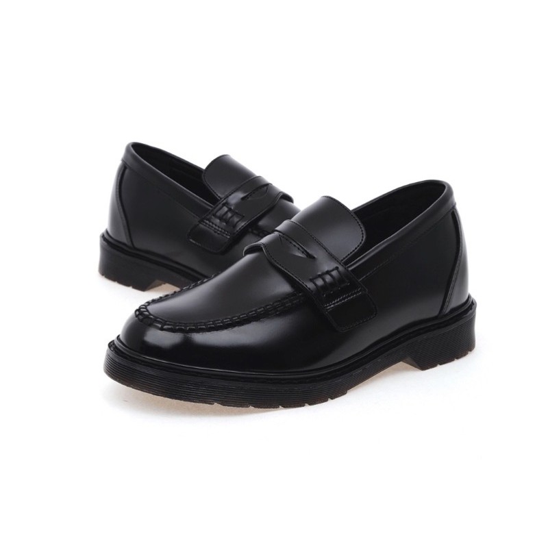 7CM+ BOYLONDON Loafers รองเท้าหนังผู้ชายเสริมส้นเพิ่มความสูงสำหรับผู้ชายแบรนด์เกาหลี BOYLONDON (พรีอ
