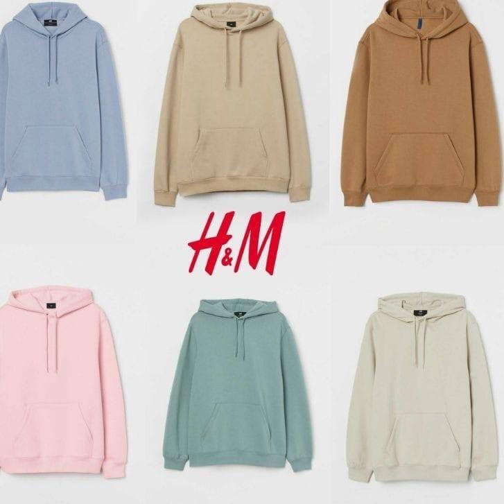 สินค้าตัวท็อป. H&M HOODIE / HNM BASIC HOODIE SWETER / H&M HOODIE SWETER / PLAIN HOODIE