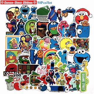 ❉ Sesame Street - Series 03 Cartoon TV Shows สติ๊กเกอร์ ❉ 50Pcs/Set Waterproof DIY Decals Doodle สติ๊กเกอร์