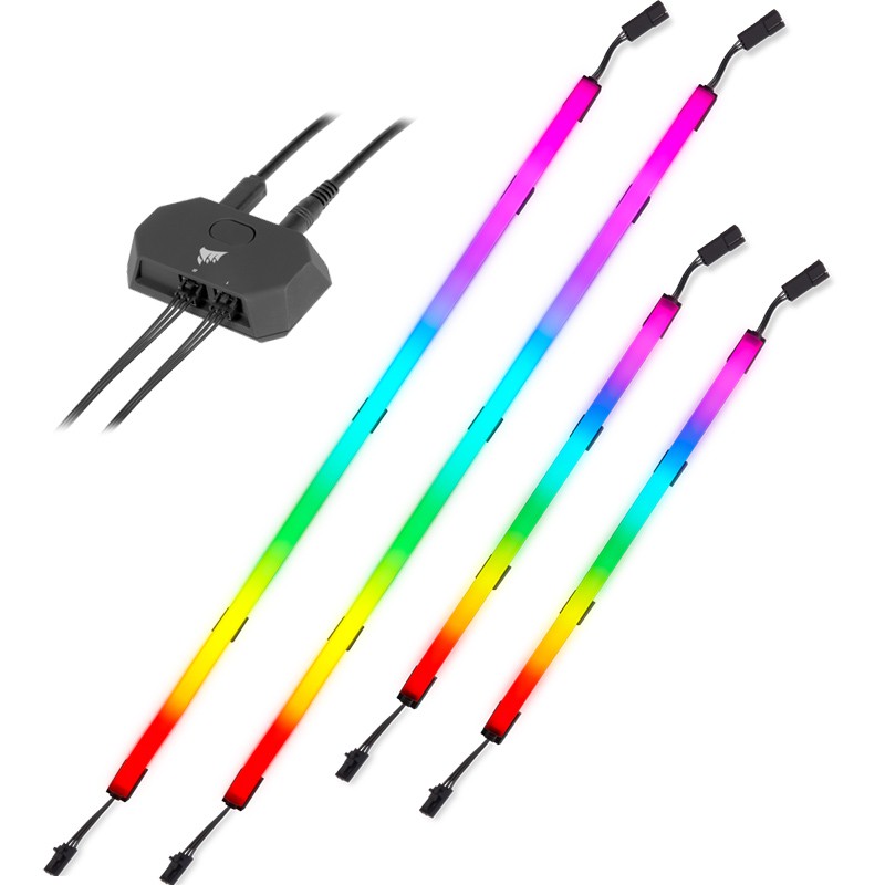 Corsair light strip LS100 iCUE screen atmosphere light controller e-sports light strip synchronizati