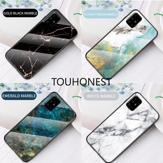 เคส Samsung Galaxy A50 เคส Samsung A50S A30S เคส Samsung A51 A52 A53 Case Samsung A60 Case Samsung A12 Marble Grain Hard Tempered Glass Protective Back Cover Case ลายหินอ่อน กระจกนิรภัย แบบแข็ง เคสป้องกันด้านหลัง