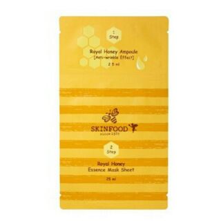 มาส์ก Skinfood Royal Honey Ampoule (Anti-wrinkle Effect) + Royal Honey Essence 