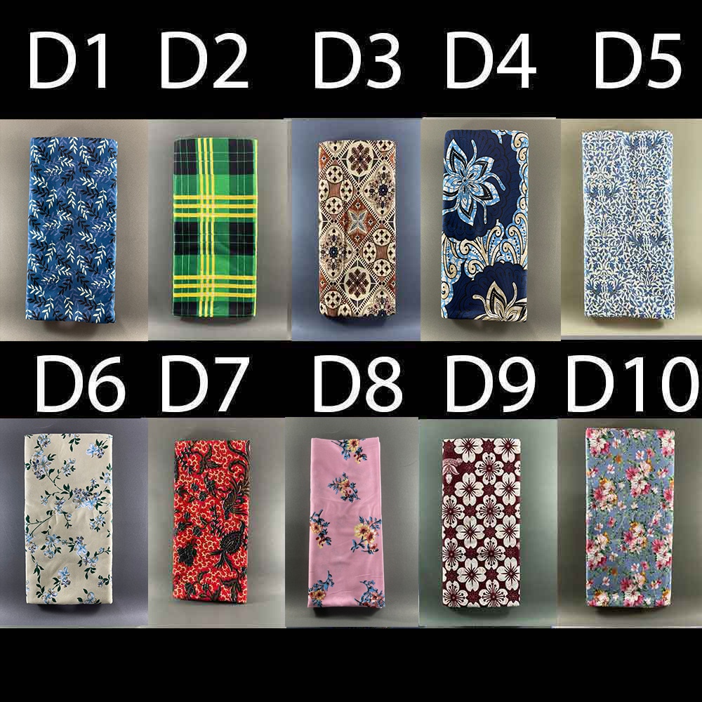 ผ้าถุงคุณภาพดี ผ้าถุงลาย ผ้าบาติก ผ้าถุงปาเต๊ะ batik กว้าง 2 เมตร เย็บเรียบร้อย V.1 ? มีเก็บเงินปลายทางนะคะ?