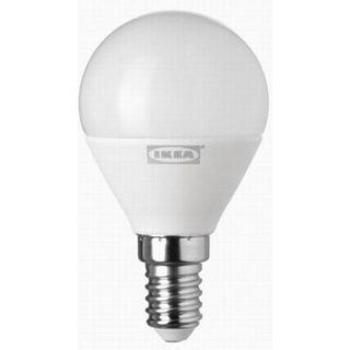 IKEA แท้ ขายถูกมาก หลอดไฟ LED E27 และ E14 หลอดกลม แก้วฝ้า