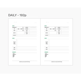 Little Things Self-Care Diary 6 months (undated) ไดอารี่บันทึกอารมณ์
