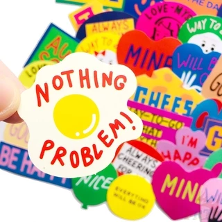 ❉ VSCO - Colorful Healing English Word Letters สติ๊กเกอร์ ❉ 36Pcs/Set DIY Decals สติ๊กเกอร์ for Album Diary Laptop Scrapbooks Skateboard