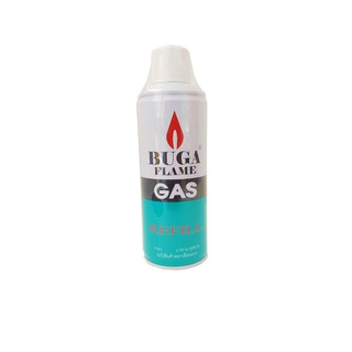 BUGA FLAME GAS แก๊สเติมไฟแช็คกระป๋อง ขนาด 375 มล หรือ 290 กรัม