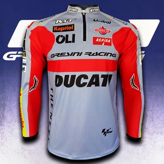 เสื้อแขนยาว โมโตจีพี MotoGP เสื้อบิ๊กไบค์ทีม เกรซินี่ เรสซิ่ง #MG0061 รุ่น เอเนีย บาสเตียนินี่#23 ไซส์ S-5XL